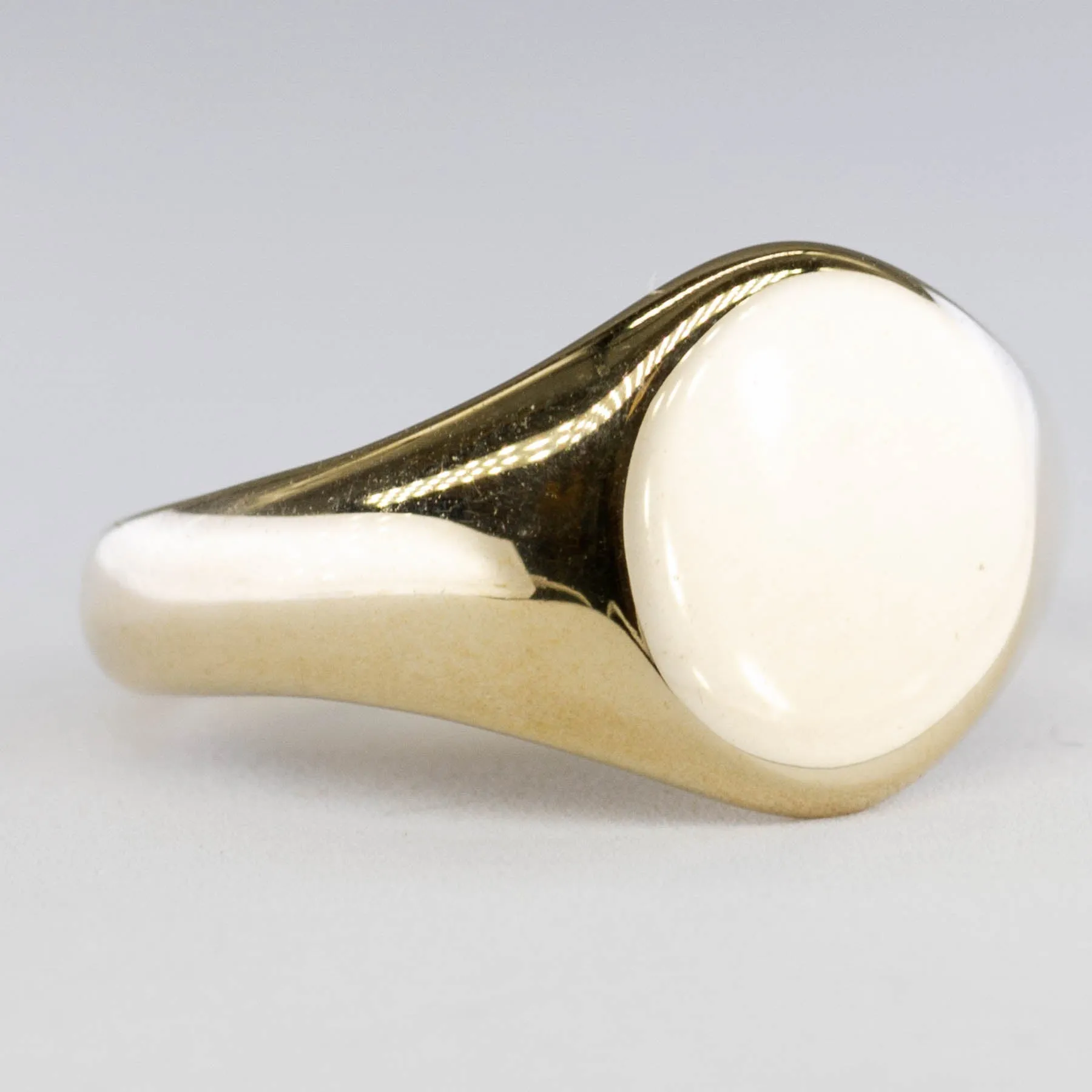 '100 Ways' Yellow Gold Signet Ring | Options Available |