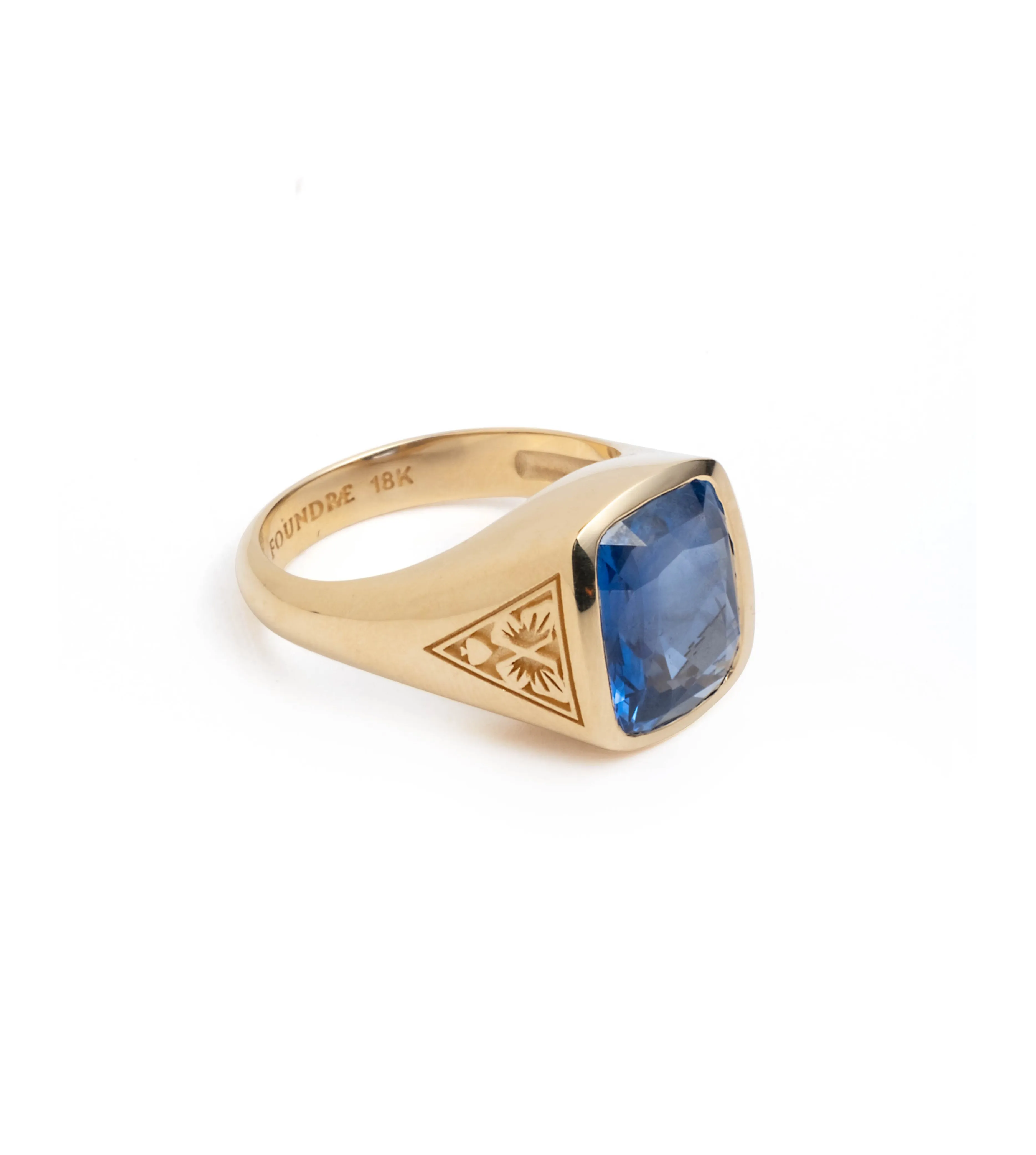 6.43ct Blue Sapphire - Reverie : One of A Kind Gemstone Ring