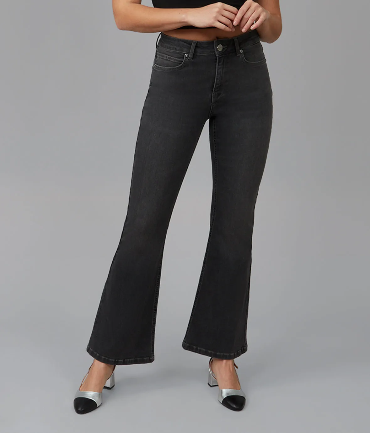 ALICE-GMS High Rise Flare Jeans