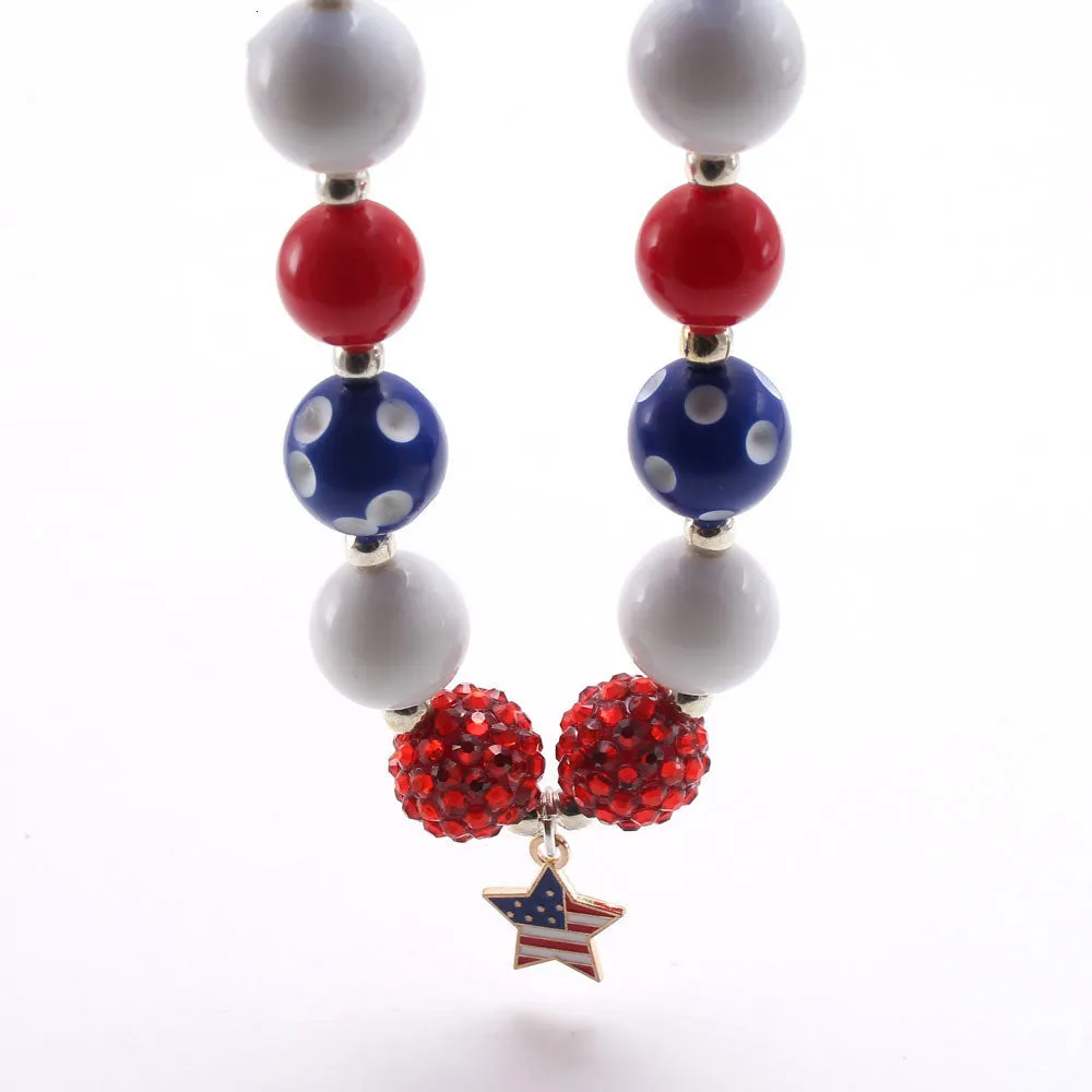 American Flag Pendant Children's Necklace