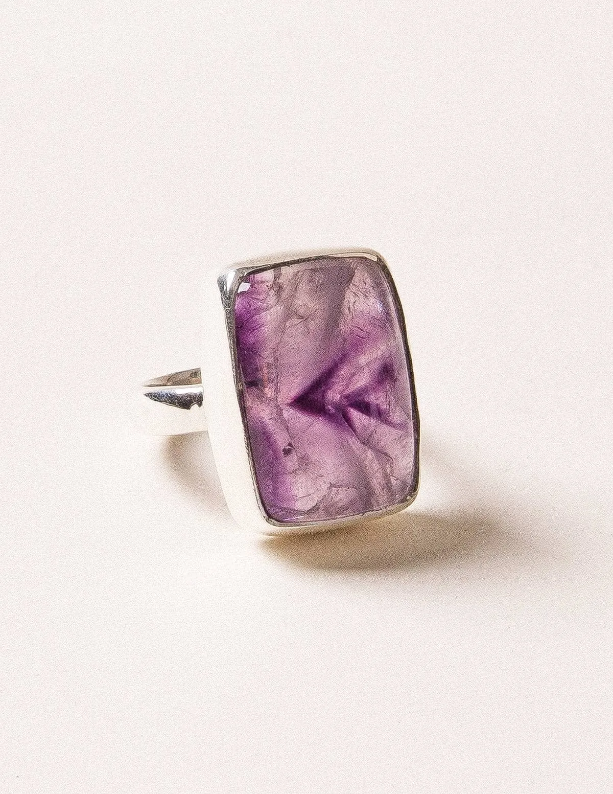 Amethyst Gemstone Ring - Size