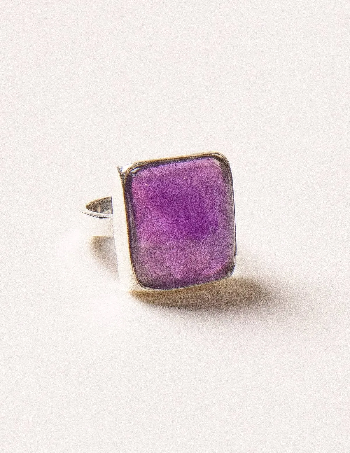 Amethyst Gemstone Ring - Size