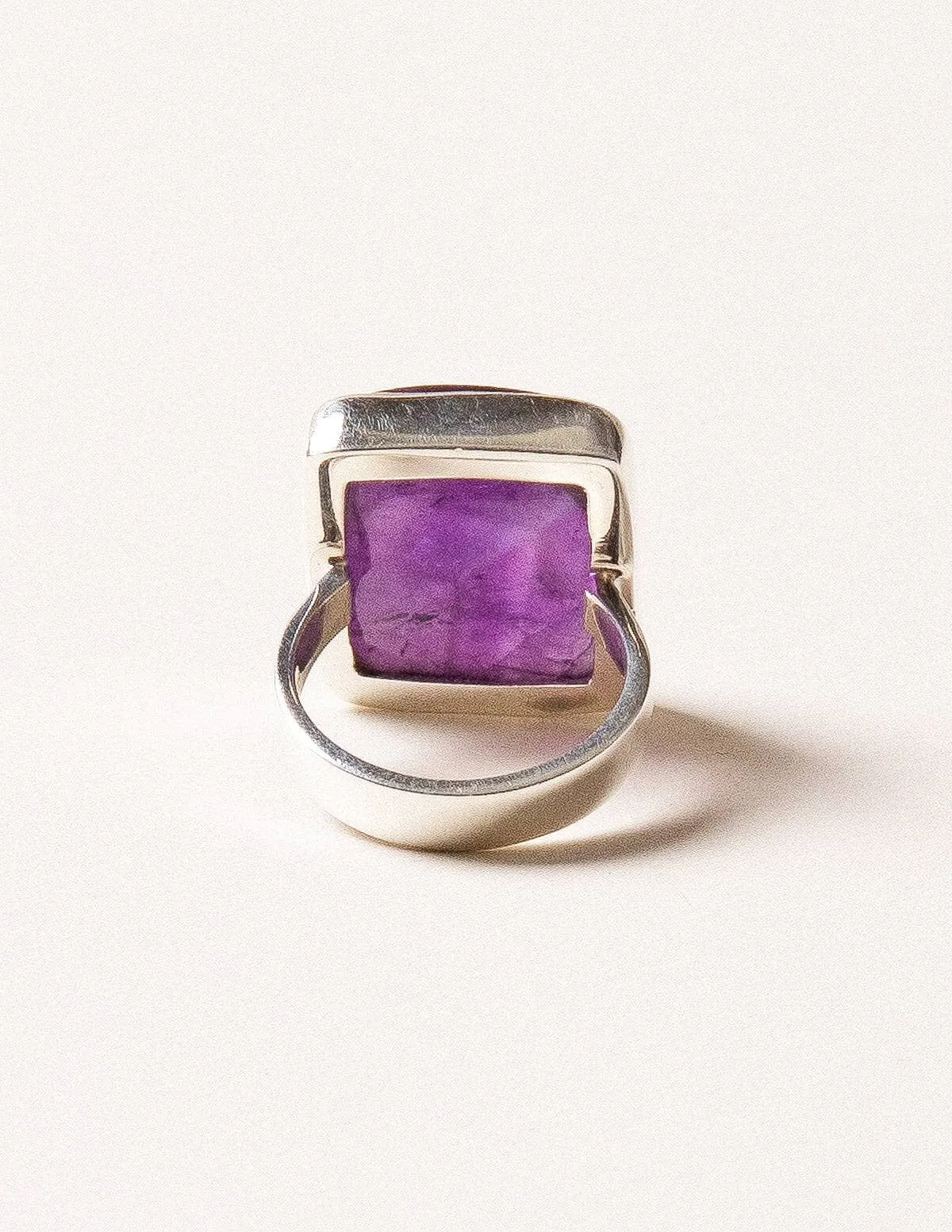 Amethyst Gemstone Ring - Size