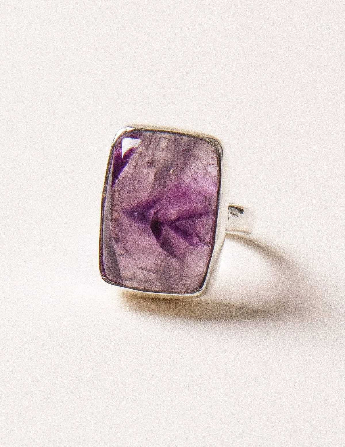 Amethyst Gemstone Ring - Size