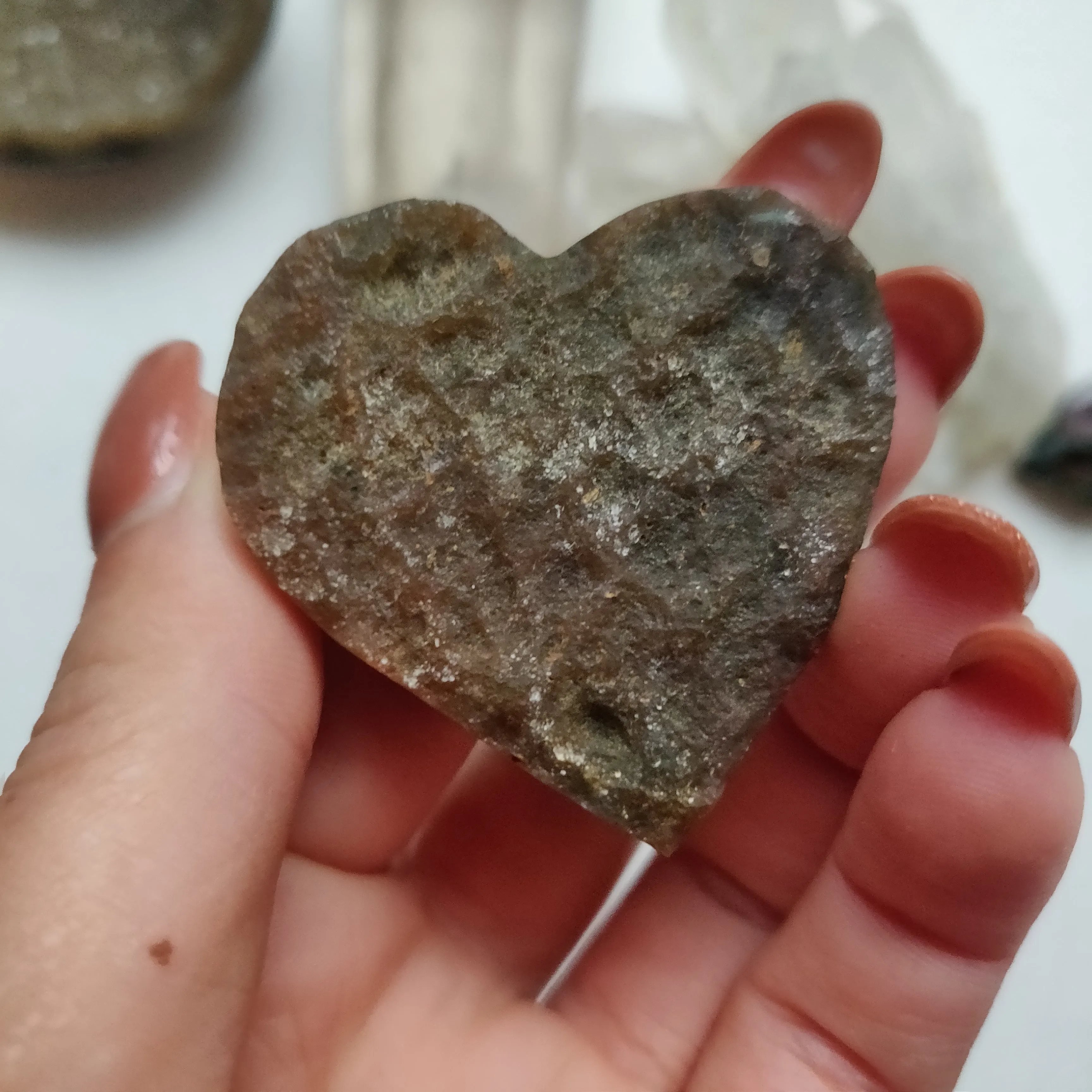 Amethyst Geode Heart (#G12)