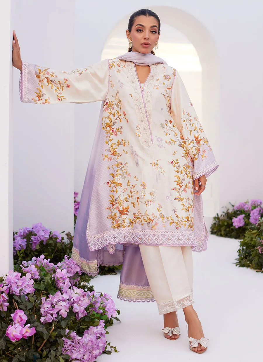 Amethyst Trellis Shirt and Dupatta