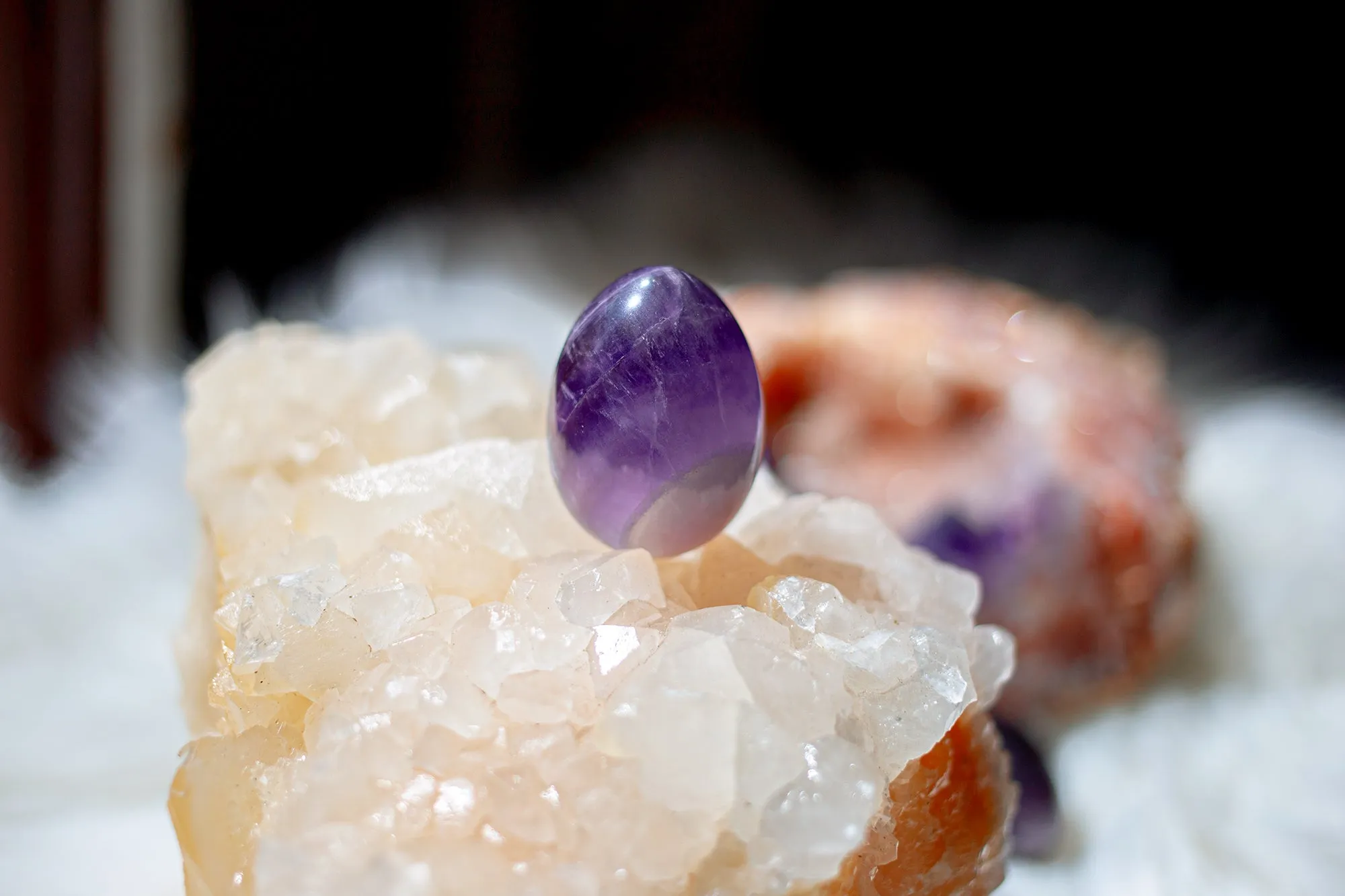 AMETHYST YONI EGG - GIA CERTIFIED