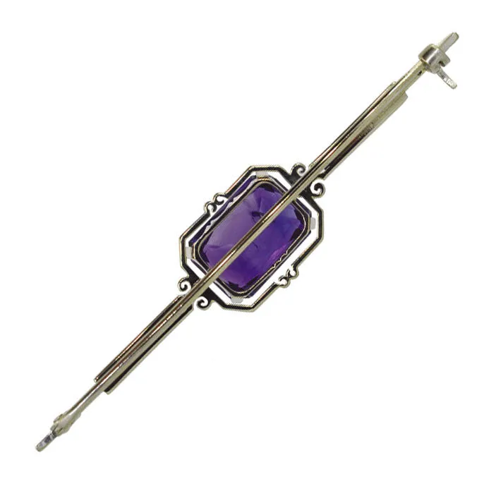 Art Deco Amethyst Stock Pin