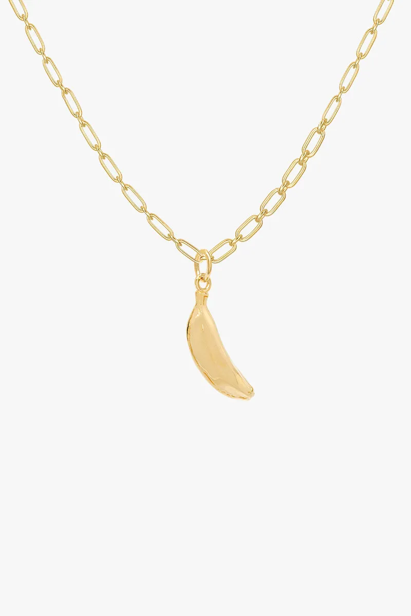 Banana pendant gold plated