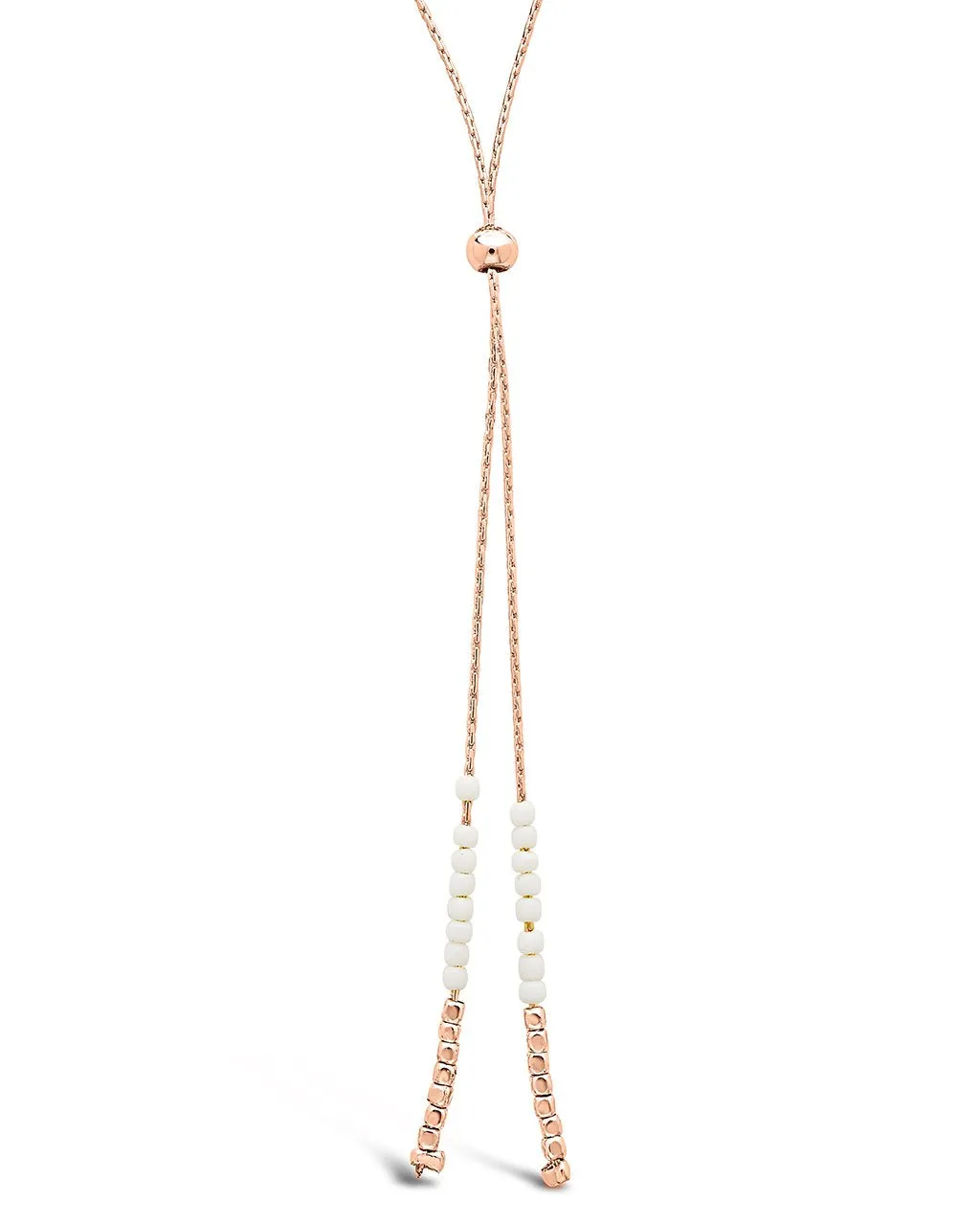 Beaded Sliding Bolo Necklace