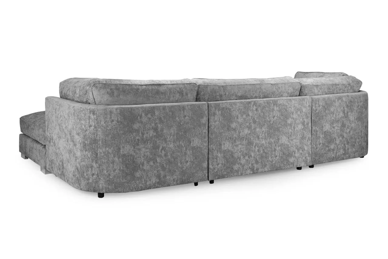 Bishop Fullback Sofa - Platinum U Shape Corner - 332 x 200 x 200 CM