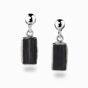 Black Tourmaline Drop Earrings