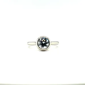 Blair Custom Bezel Round Engagement Ring