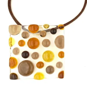 Bubbles Pendant - Amber