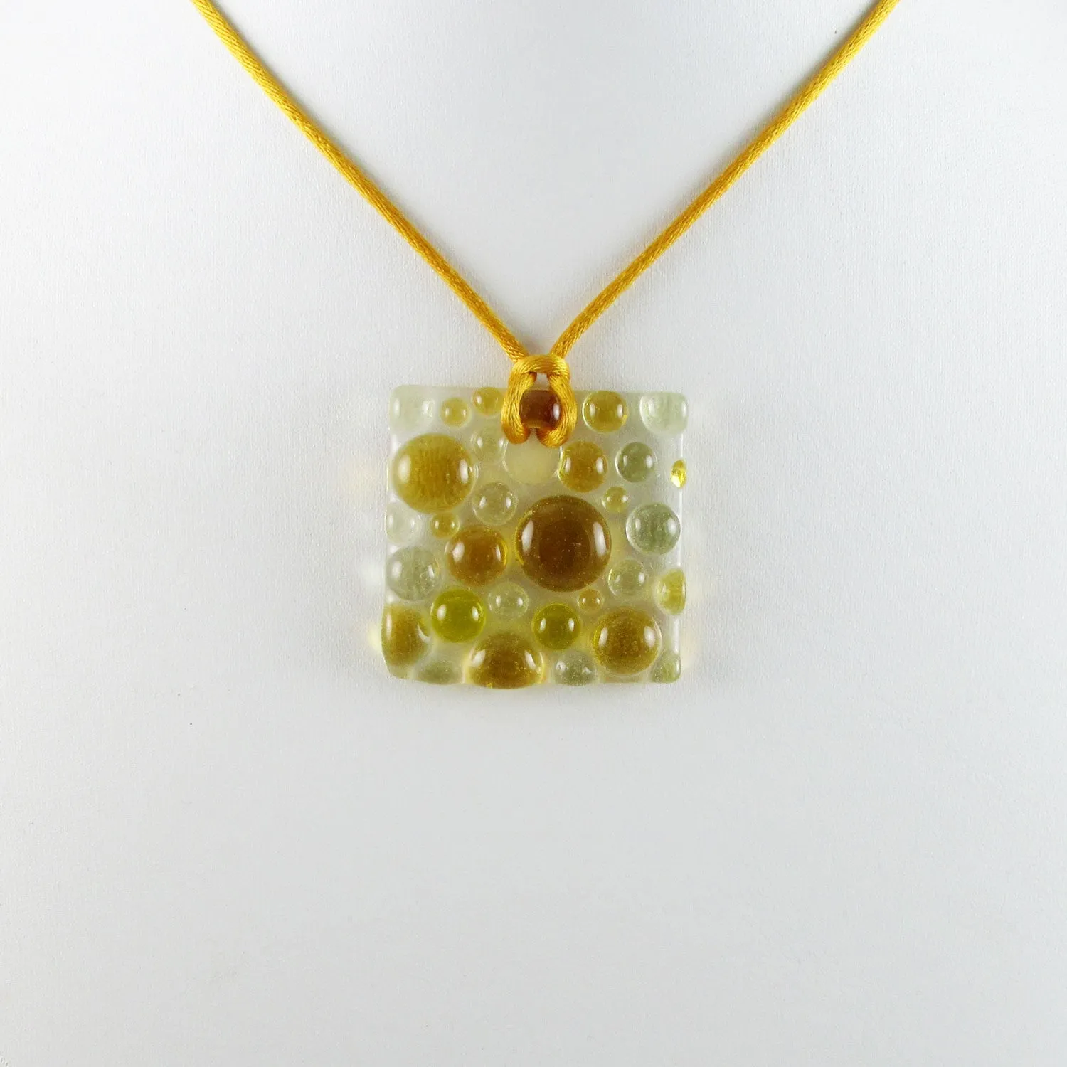 Bubbles Pendant - Amber