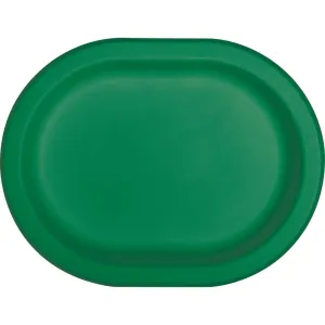 Bulk Emerald Green Paper Oval Platter (Case of 96)