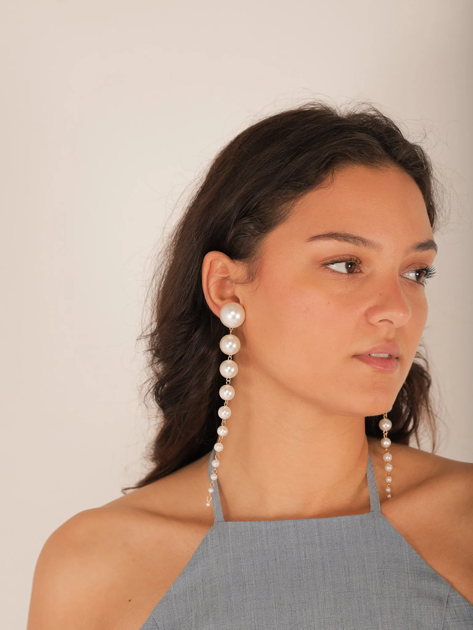 Cascading Pearl Earrings