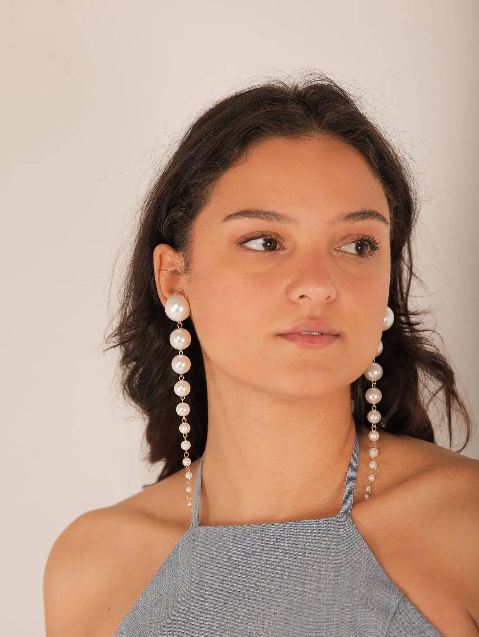 Cascading Pearl Earrings