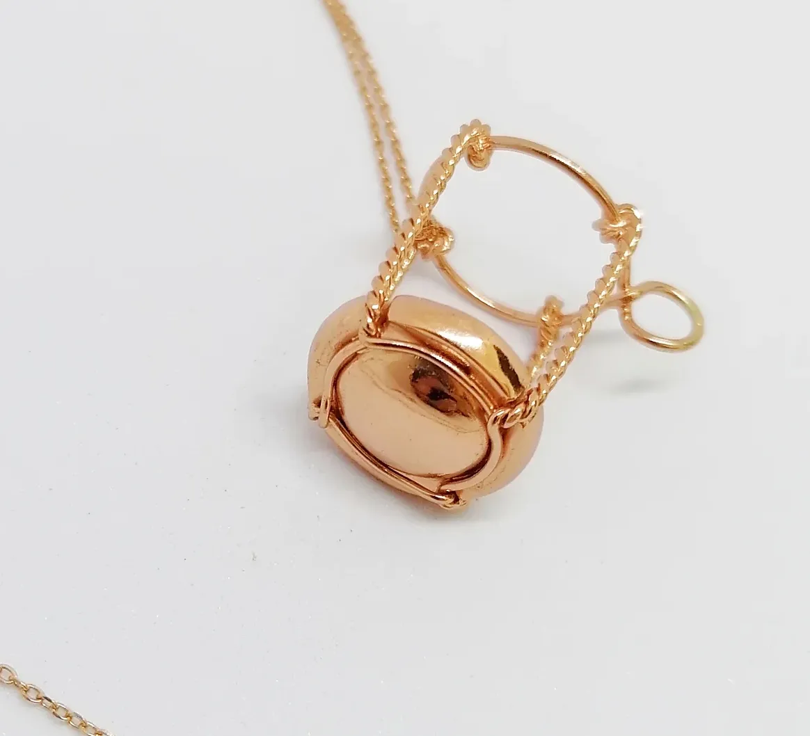 Champagne muselet necklace