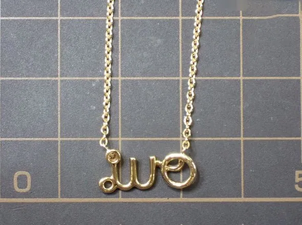 CHRISTIAN DIOR Other Lines Precious Metals/ Necklace/OUI Necklace