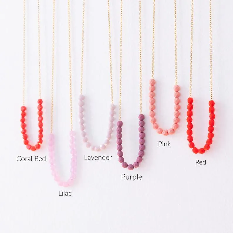 Colorful Bead Necklace- WS