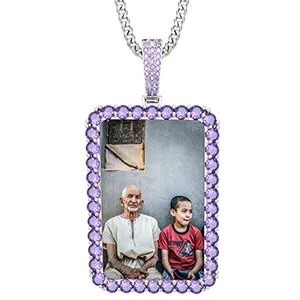 Custom Photo Necklace-Memorial Photo Necklace-Photo Pendant Necklace