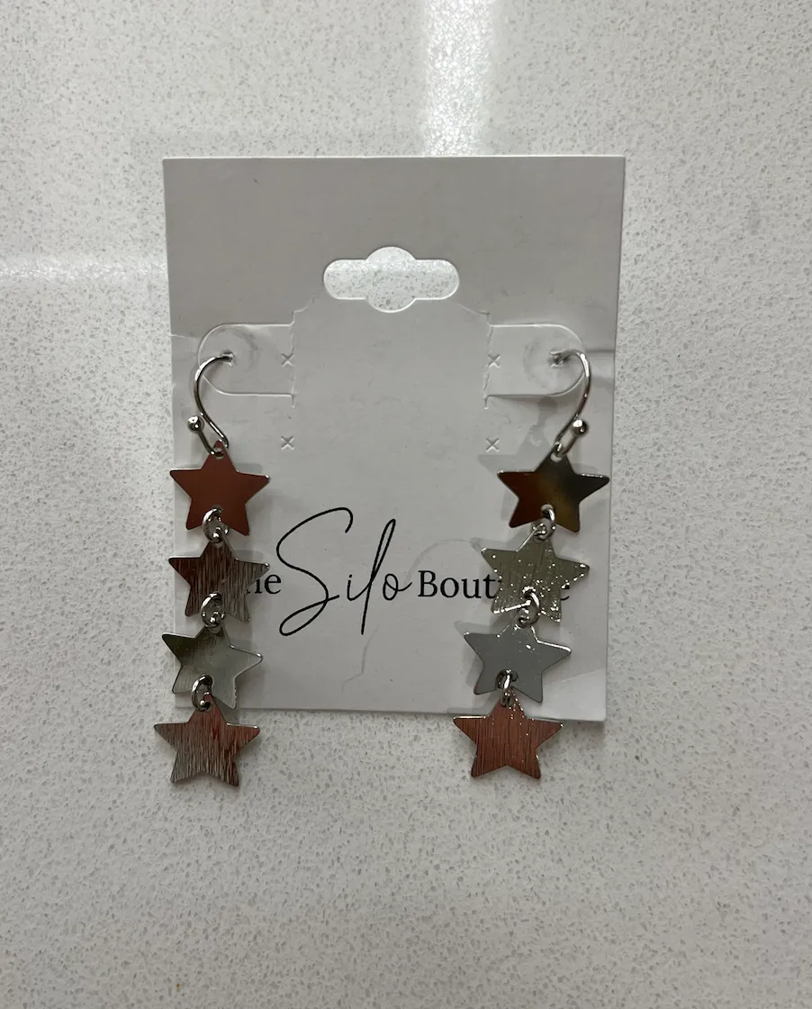 Dangle Star Earrings