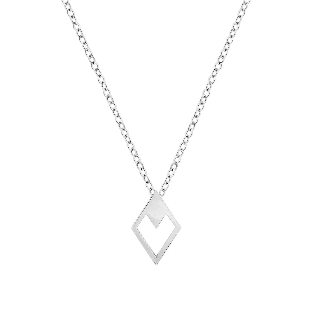 Denisa Necklace Silver Plated