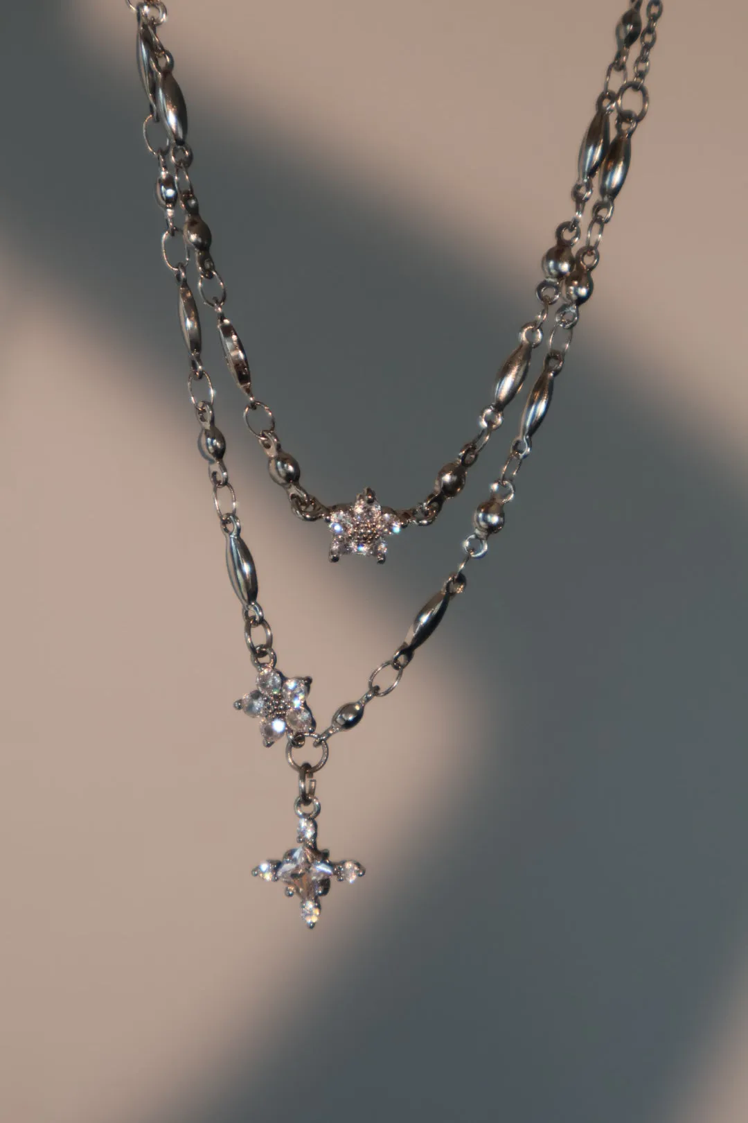 Diamond Flower Necklace