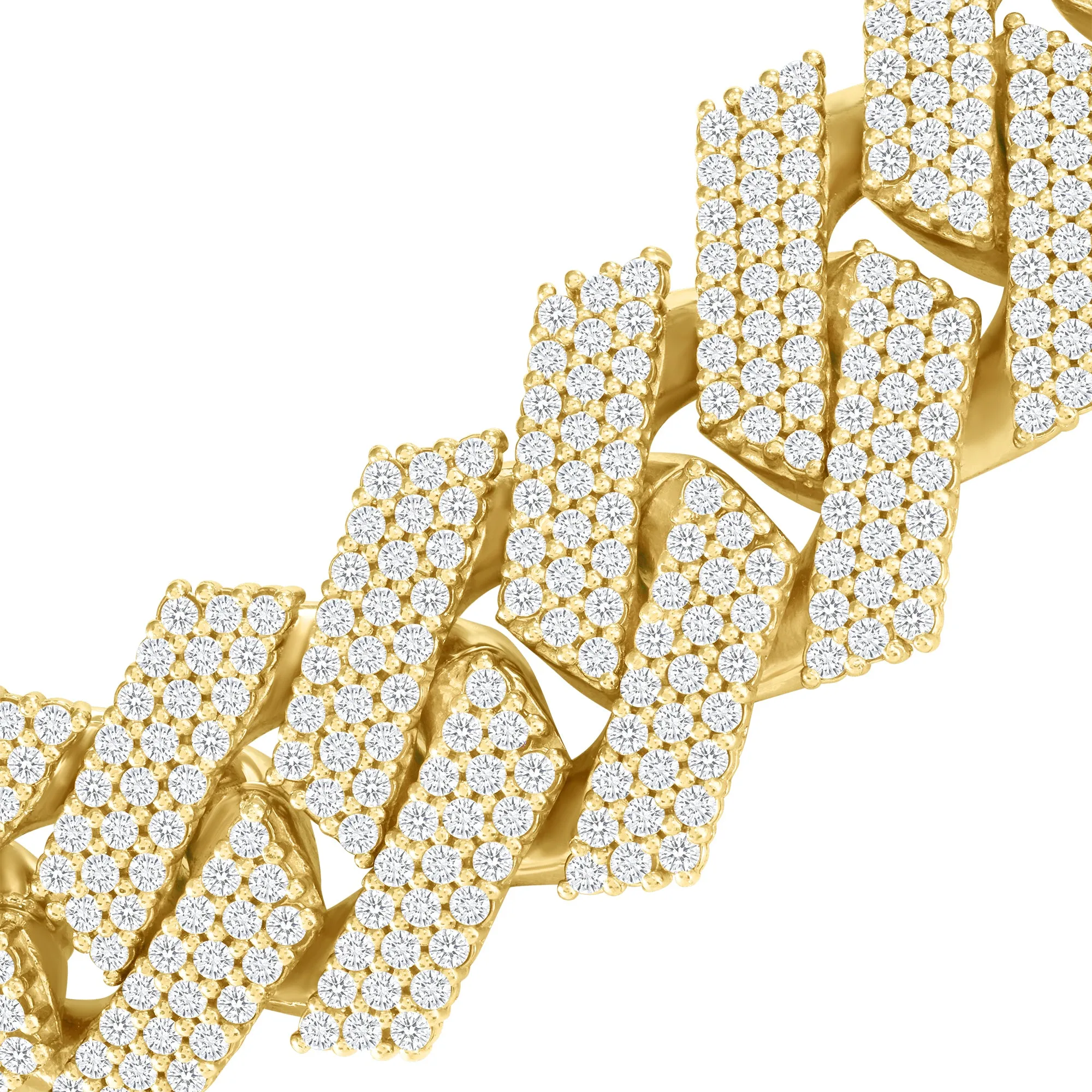 Diamond Miami Cuban Necklace - 14k Gold 30mm