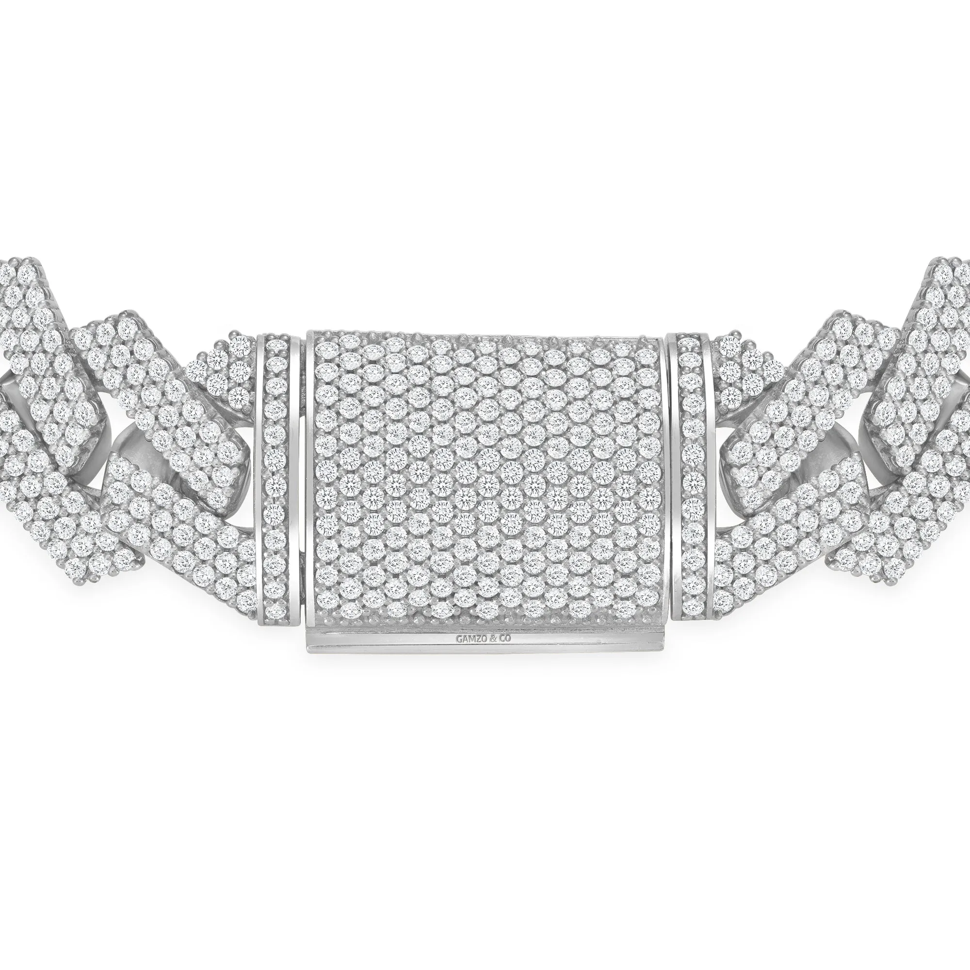 Diamond Miami Cuban Necklace - 14k Gold 30mm