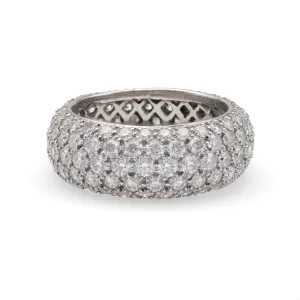 Diamond Platinum Eternity Band