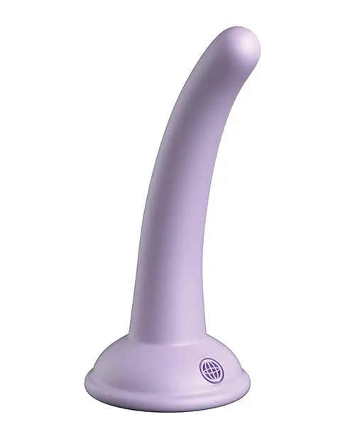 Dillio Platinum 5; Curious Five Silicone Dildo - Purple