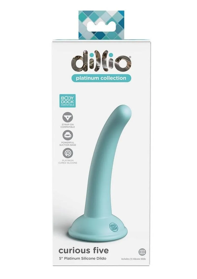 Dillio Platinum Curious Five Silicone Dildo