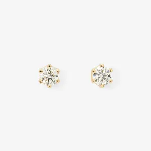 E1903W | 3.5mm White Diamond Studs