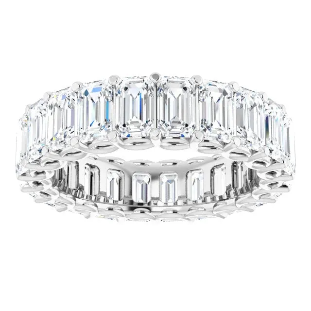 Emerald Cut Eternity Band