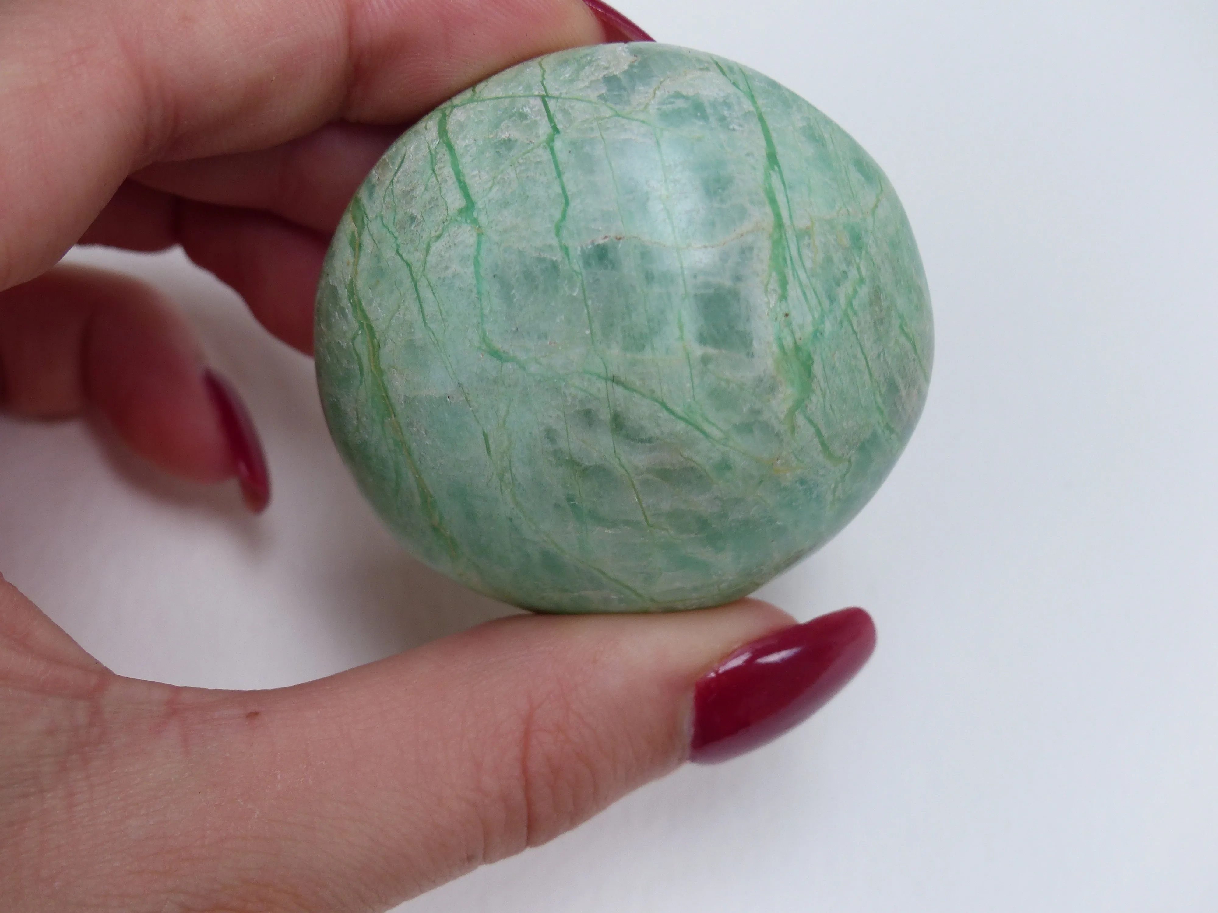 Garnierite Palm Stone (#7)