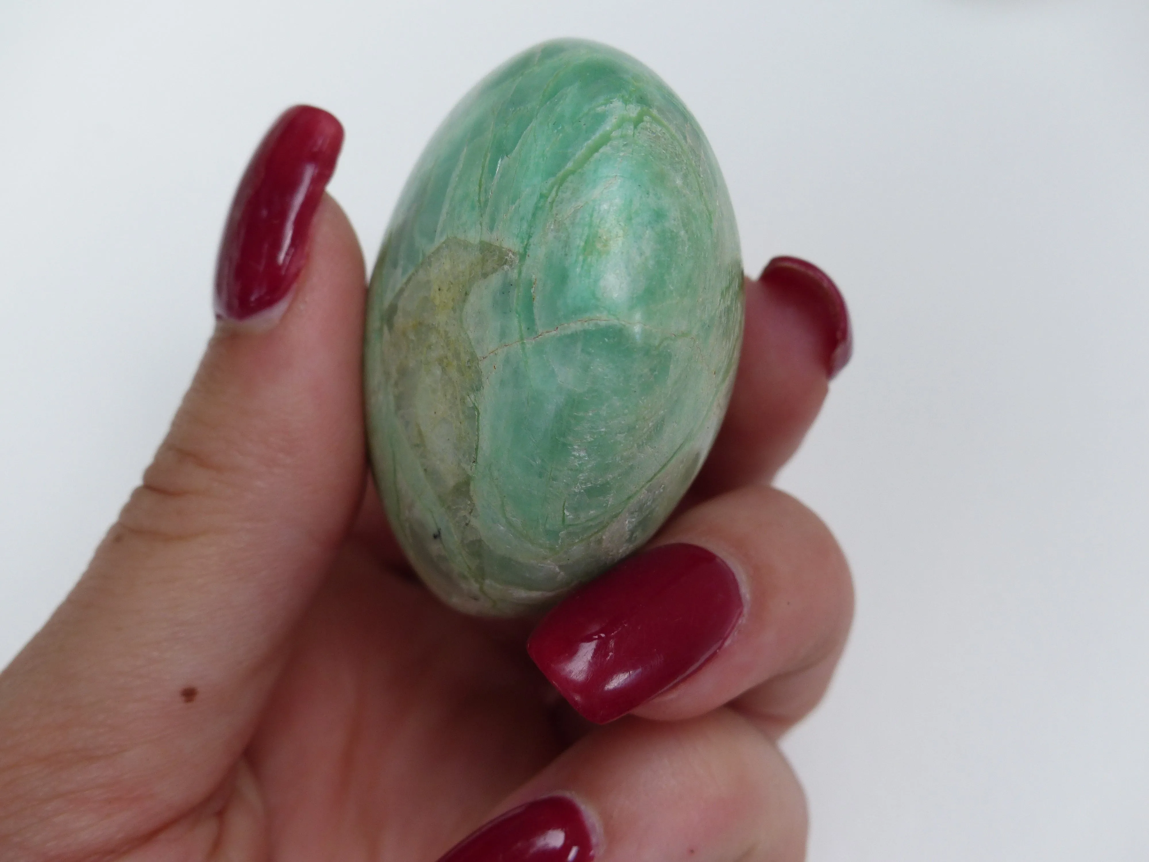 Garnierite Palm Stone (#7)