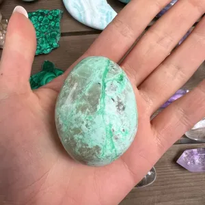 Garnierite Palm Stone (#8)