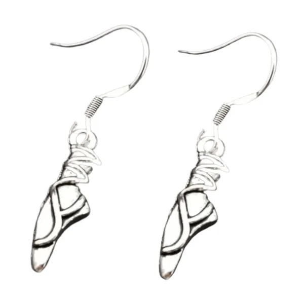 Girls Ballet Pointe Shoe Earrings