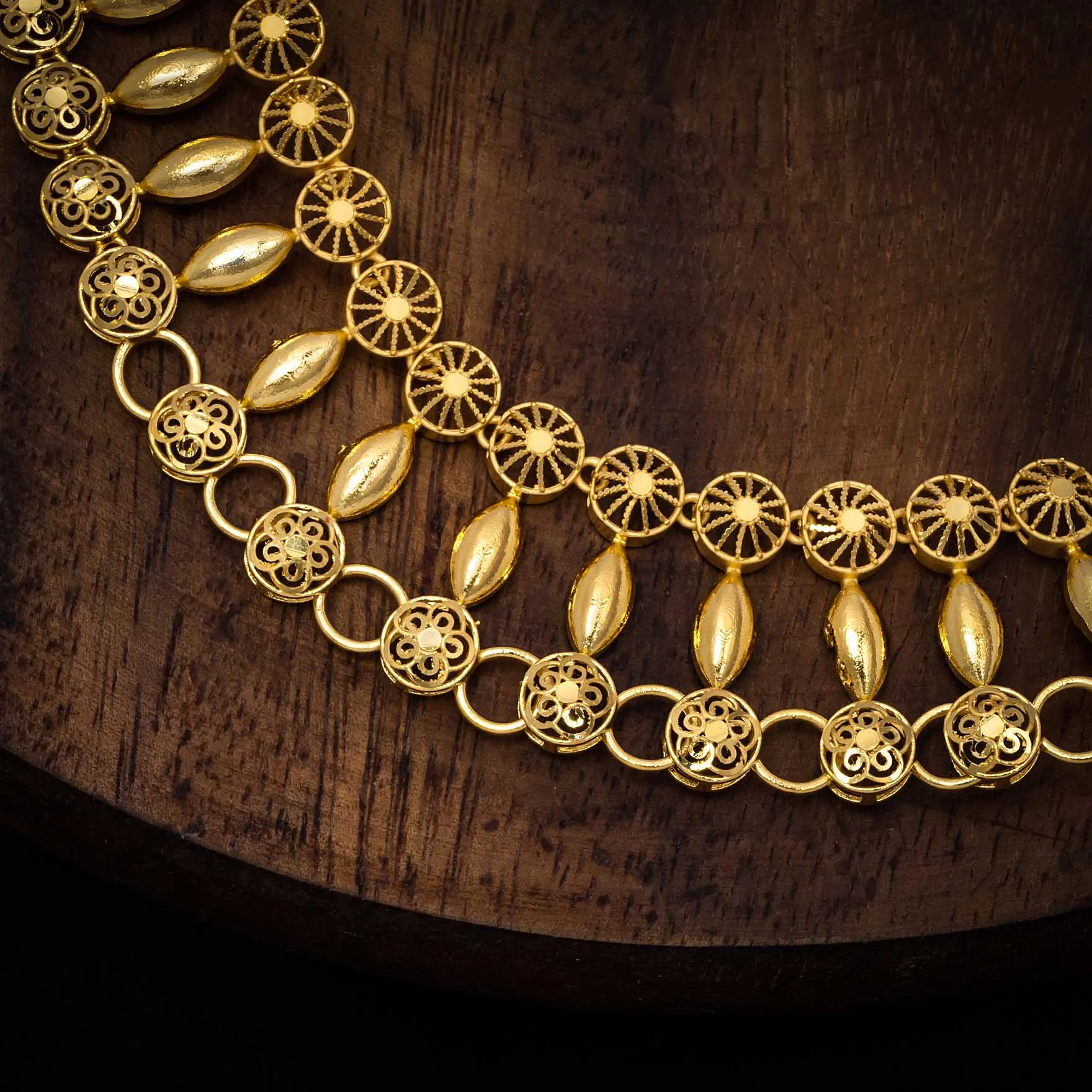 Golden Necklace PGNL5-0601