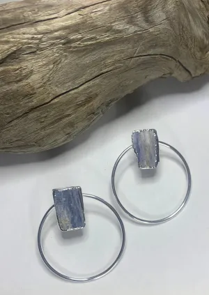 Got The Goods Gemstone Hoop Earrings