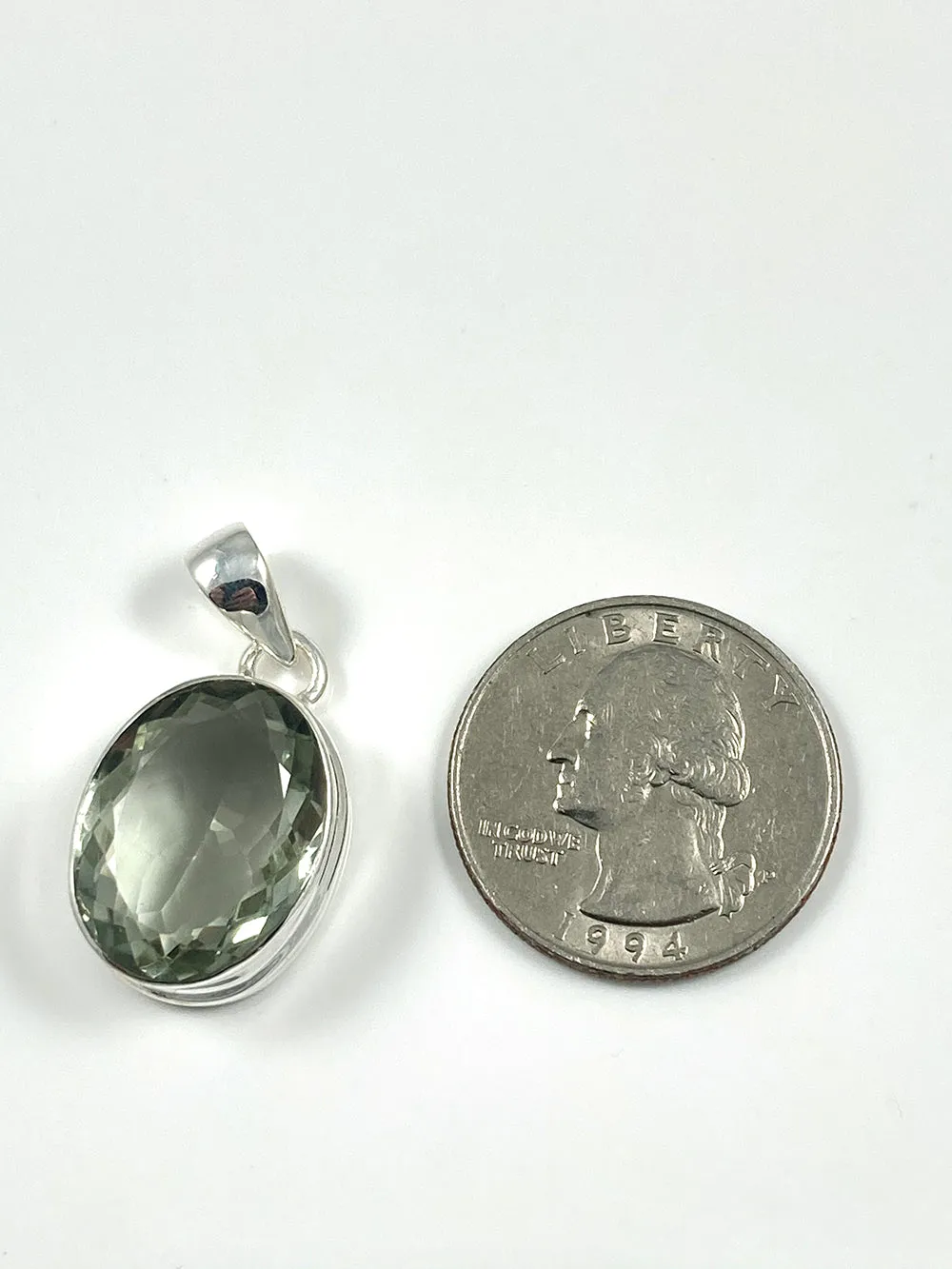 Green Amethyst Pendant