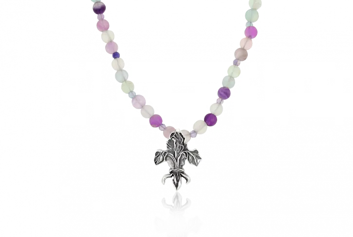 Iris Fluorite Necklace