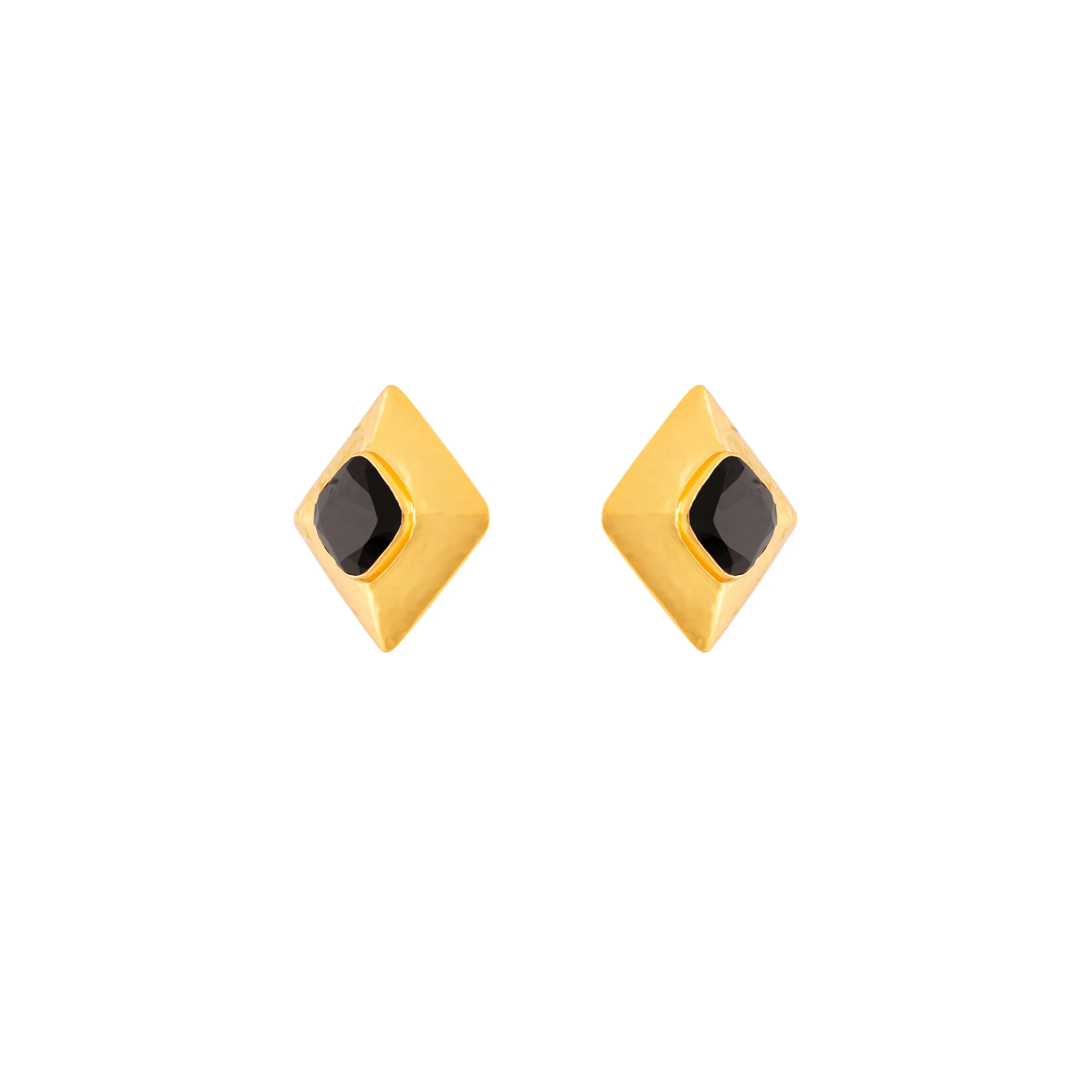 Jas Earrings Black Onyx