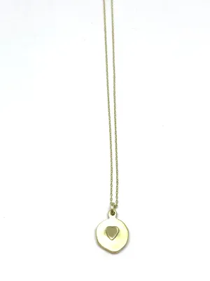 Judi Powers Tourmaline Double Heart Pendant 14K