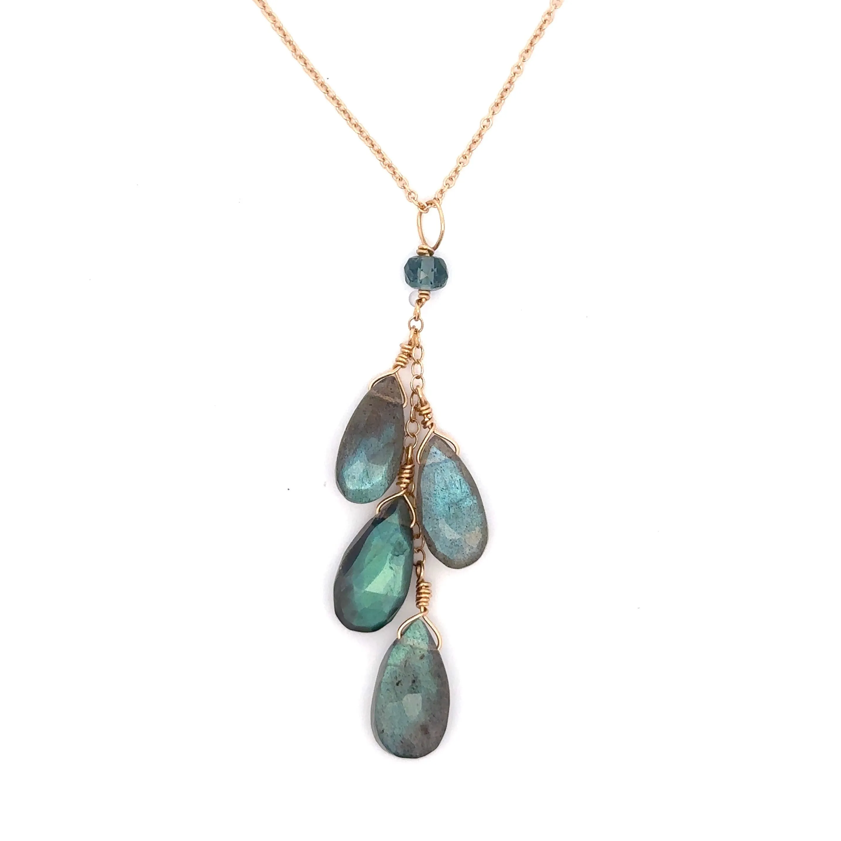 Labradorite Cascade Necklace