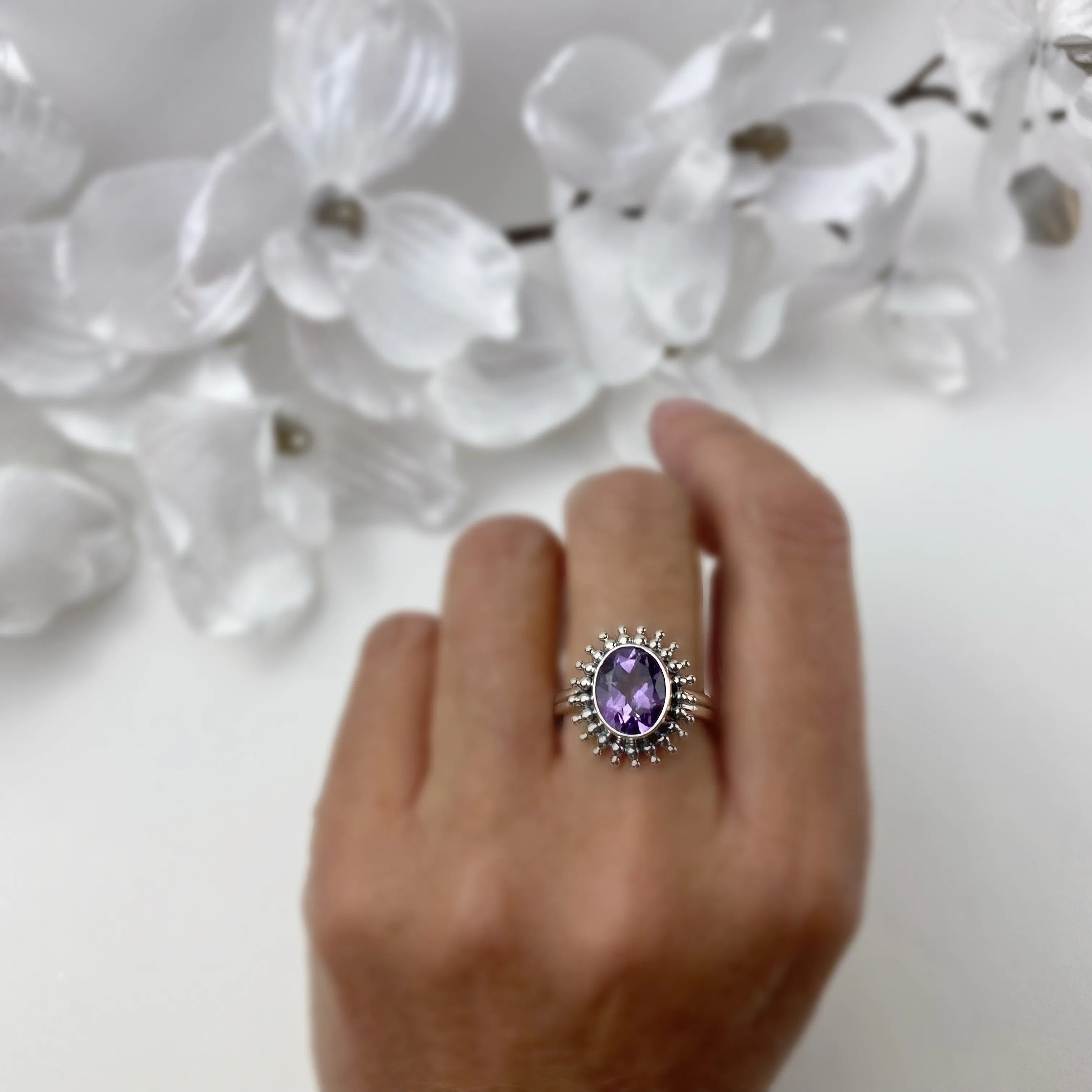 Lilac Burst Ring - VR718