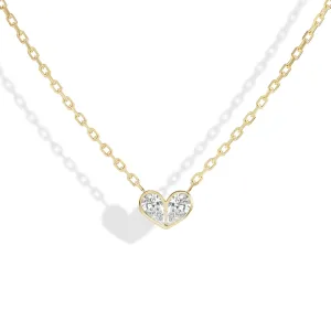 Medium Sweetheart Necklace Diamond & Diamond