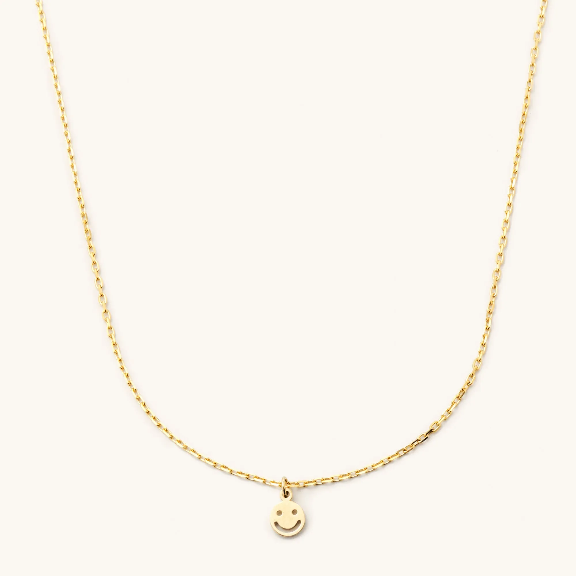 Mini Smiley Face Necklace